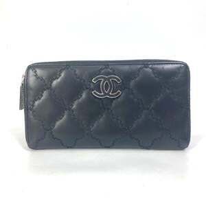 CHANEL Authentic Black Wallet